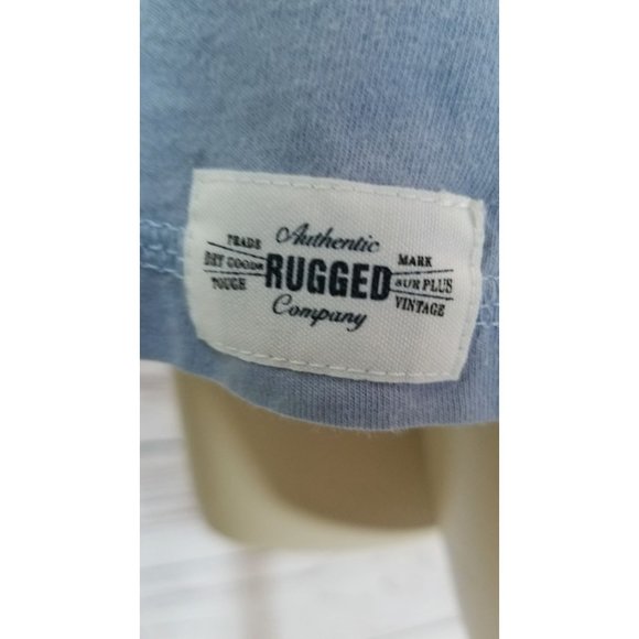 Red Eagle Cycles Biker Authentic Rugged Co. Tee T-shirt Men's Sz Large - Picture 4 of 9